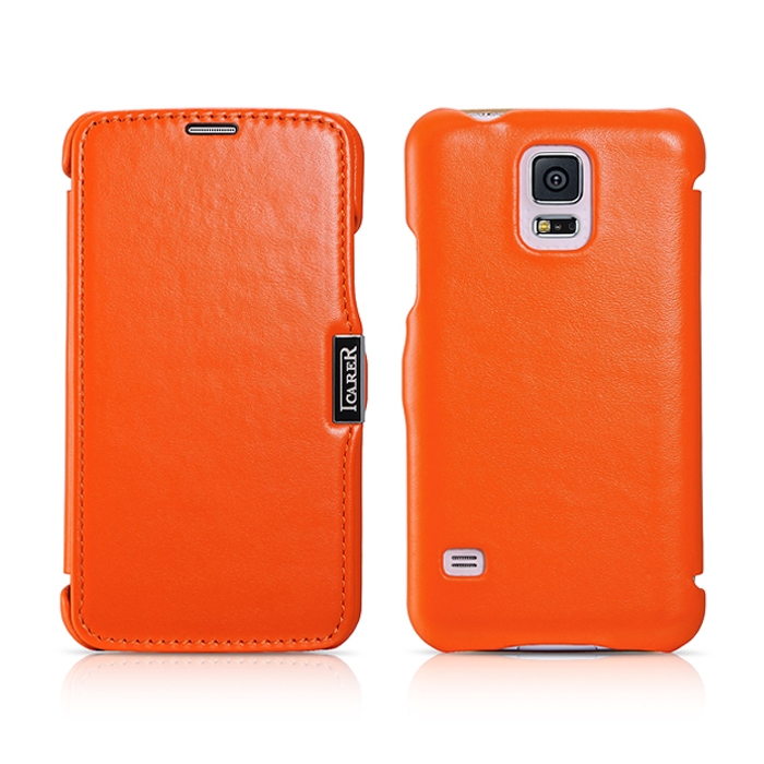 Чехол iCarer для Samsung Galaxy S5 Luxury Orange