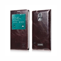 Чехол Xoomz для Samsung Galaxy S5 Original Oil Wax Leather Coffee (side-open)