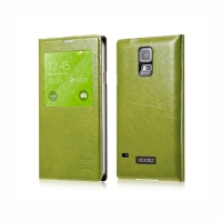 Чехол Xoomz для Samsung Galaxy S5 Original Oil Wax Leather Green (side-open)