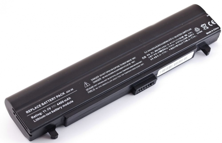 Батарея Asus W5F A31-W5F 11.1V 4400mAh, черная