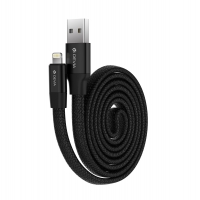 Кабель Devia Ring Y1 USB 2.0 to Lightning 2.4A 0.8M Черный
