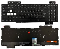 Оригінальна клавіатура Asus ROG Strix Hero II GL504GM GL504GS GL504GV GL504GW чорна без рамки підсвітка PWR Прямий Enter RGB