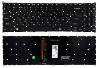 Оригинальная клавиатура Acer Swift 3 SF315-41 Aspire 3 A315-22 Aspire 5 A515-43 Extensa EX215-31 черная без рамки Прямой Enter PWR подстветка