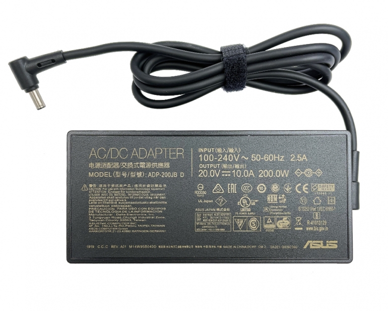 Оригинальный блок питания Asus 20V 10A 200W 6.0*3.7 pin Slim