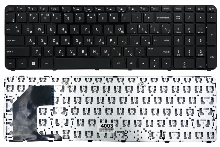 Клавиатура HP Pavilion Sleekbook 15-B черная