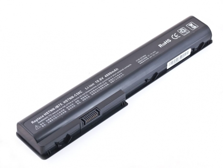 Батарея HP Pavilion DV7 DV70 HSTNN-Q35C HSTNN-XB73 10.8V 4800mAh, черная