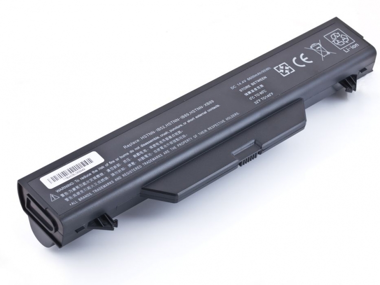 Батарея HP ProBook 4510s 4515s 4710s HSTNN-OB89 14.4V 6600mAh, черная