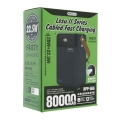 Зовнішній акумулятор Remax Lesu II PD 20W + QC 22.5W 80000mAh Сірий