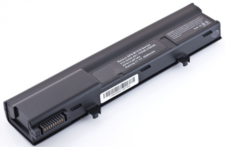 Батарея Dell XPS M1210 11.1V 4800mAh, черная