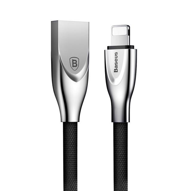 Кабель Baseus Zinc USB 2.0 to Lightning 2A 1M Чорний