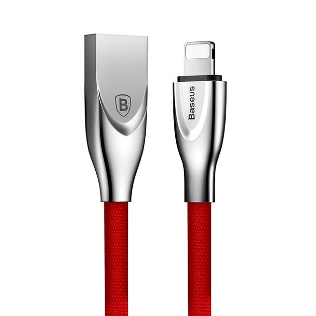 Кабель Baseus Zinc USB 2.0 to Lightning 2A 1M Червоний