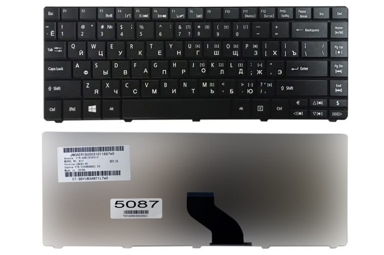 Оригинальная клавиатура Acer Aspire E1-421 E1-431 E1-471 TravelMate 8371 8371G 8471 8471G черная