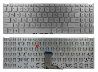 Клавіатура Asus Vivobook X512D X512F X512J X512U F512D V5000D V5000J FL8700F Y5000F Y5200F срібляста без рамки Прямий Enter Rev 1