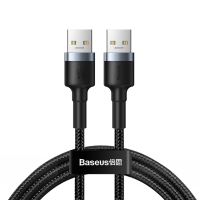 Кабель Baseus Cafule USB 3.0 Male to USB 3.0 Male 2A 1M Серый