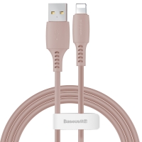 Кабель Baseus Colorful USB 2.0 to Lightning 2.4A 1.2M Розовый
