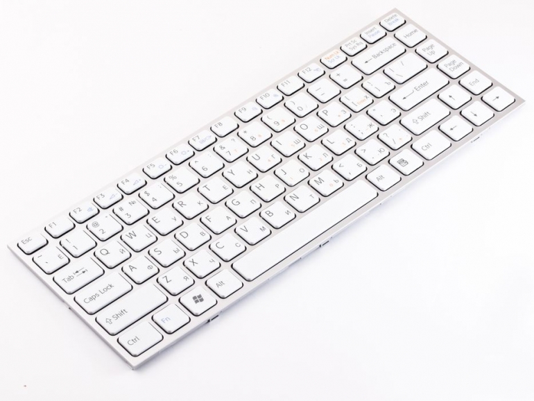 Клавіатура Sony VPC-Y Series біла/сіра