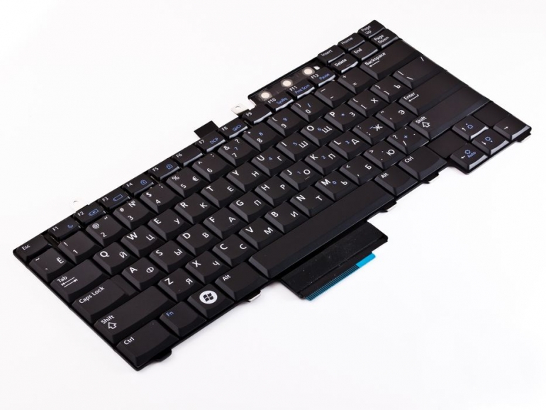 Клавіатура Dell Latitude E5300 E5400 E5500 E6400 E6500 M2400 M2500 M4200 M4400 M4500 чорна