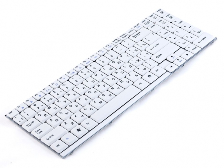 Клавиатура для ноутбука LG R500 белая