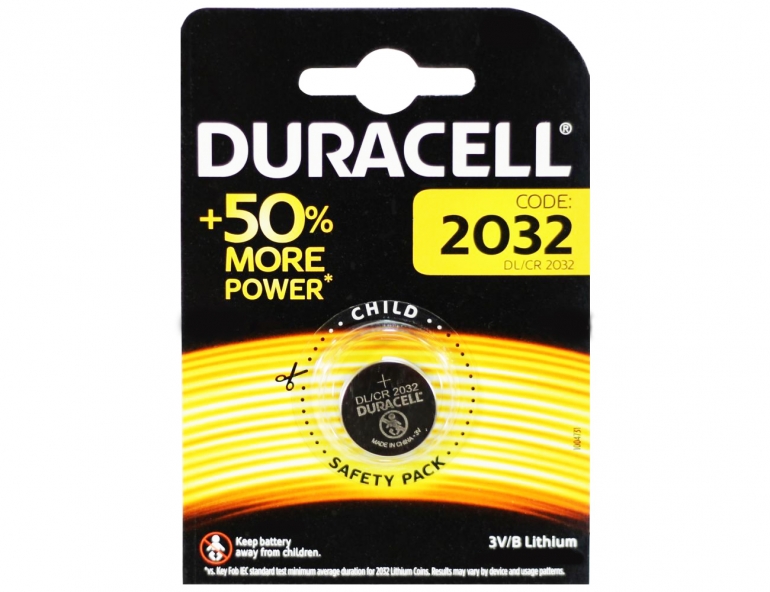 Батарейка Duracell CR2032-U1 1шт.