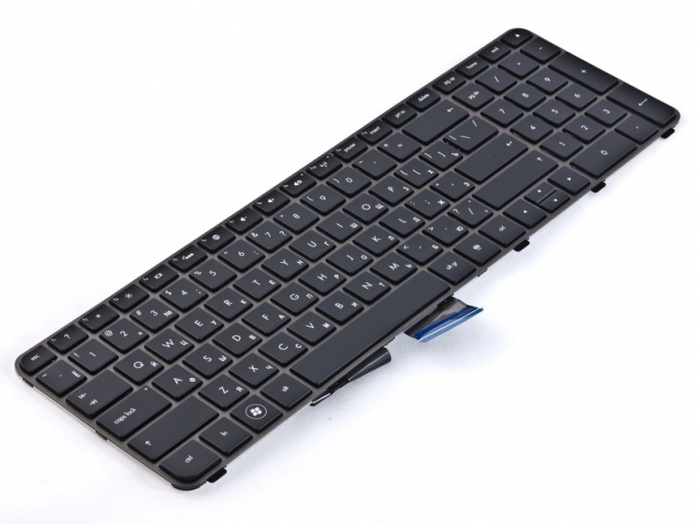 Клавіатура HP ENVY 17 чорна/бронзова підсвітка