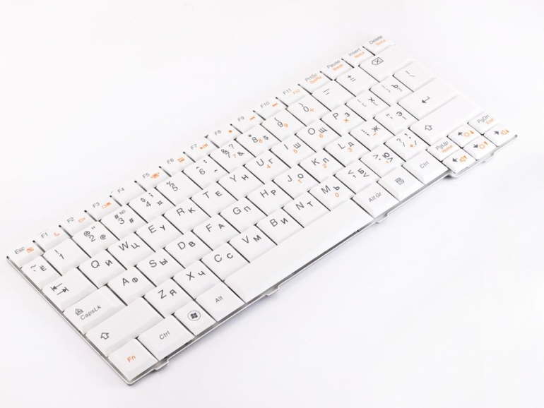 Клавіатура Lenovo IdeaPad S12 біла