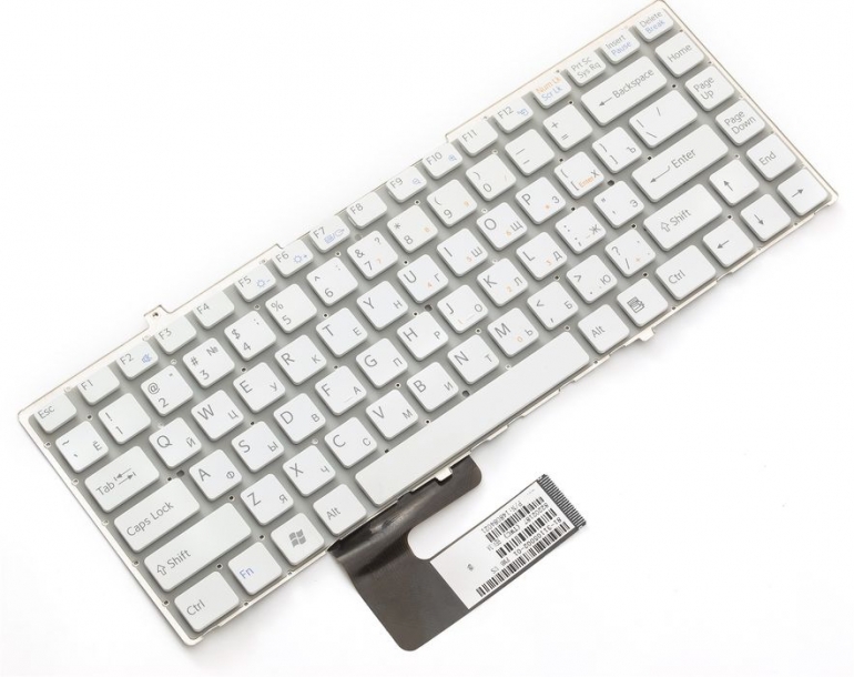 Клавіатура Sony VGN-FW Series біла