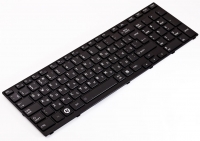Клавиатура для ноутбука Toshiba Satellite A660 A660D A665 A665D черная Глянец