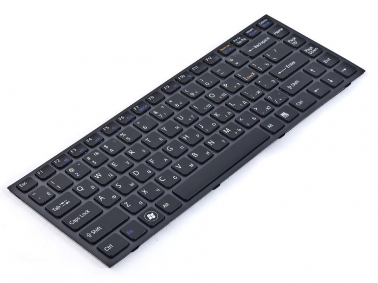 Клавиатура Sony VPC-S Series черная Подсветка