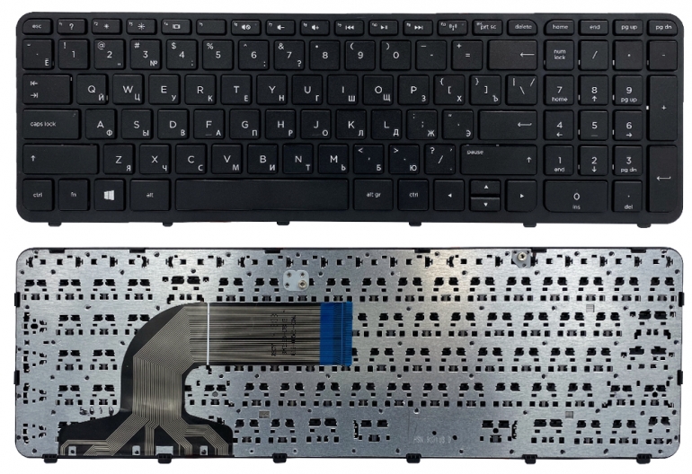 Клавіатура HP 350 G1 350 G2 355 G2 чорна