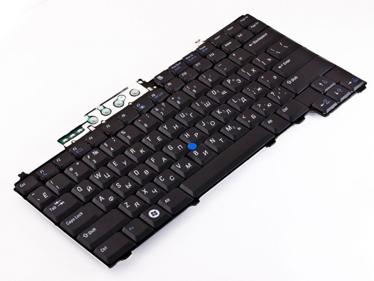 Клавіатура Dell Latitude D620 D630 D631 D820 D830 чорна PointStick