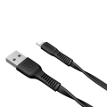 Кабель Baseus Tough USB 2.0 to Lightning 2A 1M Черный