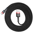 Кабель Baseus Cafule USB2.0 to microUSB 1.5A 2M Черный/Красный