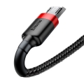 Кабель Baseus Cafule USB2.0 to microUSB 1.5A 2M Черный/Красный