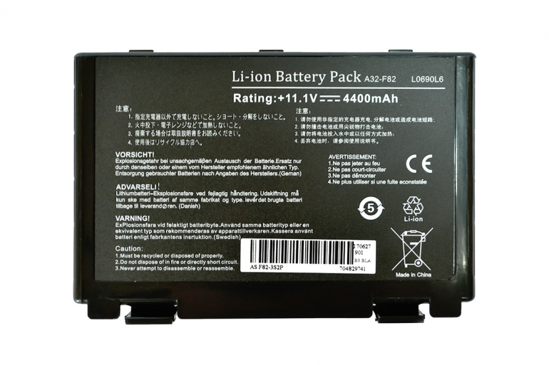 Батарея для ноутбука Asus F52 F82 K40 K50 K51 K60 K61 K70 X87 11.1V 4400mAh