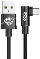 Кабель Baseus MVP Elbow USB 2.0 to Type-C 1.5A 2M Черный