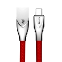 Кабель Baseus Zinc USB 2.0 to Type-C 2A 1M Красный
