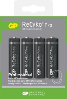 Аккумуляторная батарейка GP ReCyko+ Pro Professional AA 1.2V 2000mAh 4шт.