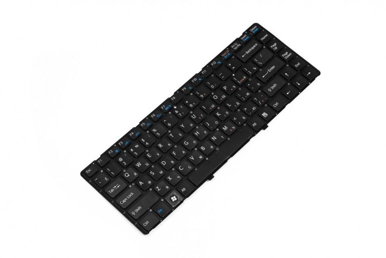 Клавиатура Sony VPC-EA Series черная без рамки Прямой Enter