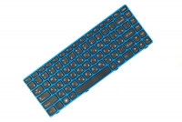 Клавиатура Lenovo Ideapad Z370 черная/синяя