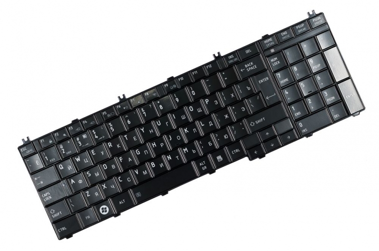 Клавіатура Toshiba Satellite C650 C655 L650 L655 L670 L675 чорна