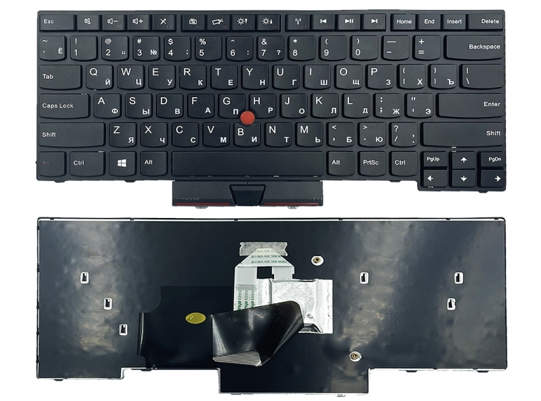 Оригінальна клавіатура Lenovo ThinkPad E330 E335 E430 E430C E430S E445 T430U L330 S430 чорна Fingerpoint