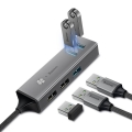 USB Hub Baseus Cube USB to USB3.0*3 + USB2.0*2 Серый