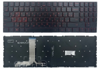 Оригінальна клавіатура Lenovo Legion Y530-15ICH Y540-15IRH Y540-17IRH чорна без рамки Прямий Enter підсвітка RED
