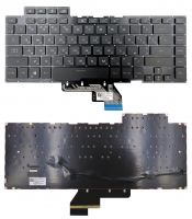 Оригінальна клавіатура Asus ROG Zephyrus M GU502GV, S GX502GV GX502GW чорна без рамки Прямий Enter підсвітка RGB UKR