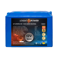 Аккумулятор LogicPower Lifepo4 12V-18 Ah (BMS 50A/25A)