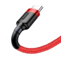 Кабель Baseus Cafule USB 2.0 to Type-C 2A 3M Красный/Черный