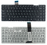 Клавиатура для ноутбука Asus X401E X401U X401A черная без рамки Прямой Enter