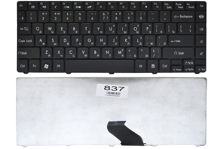 Клавиатура Gateway NV49C Packard Bell EasyNote NM85 NM86 NM87 черная