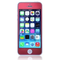 Защитное cтекло Remax для iPhone 5, iPhone 5S, iPhone 5SE Colorful Red, 0.2mm, 9H