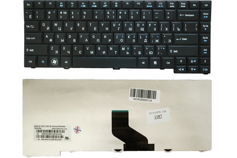Клавиатура Acer TravelMate 4750 4750G черная